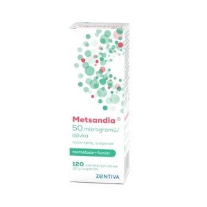 Metsandia 50 mcg/dávka nosní sprej, suspenze 120 dávek