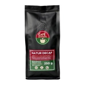 Café Montana Natur Decaf bezkofeinová zrnková káva 250 g