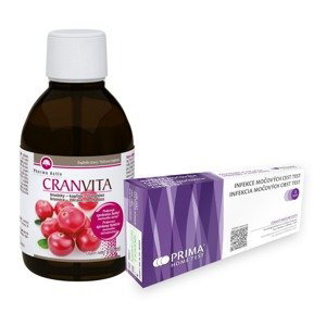 Pharma Activ CRANVITA 250 ml + Infekce močových cest test 3 ks