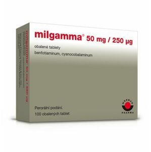 Milgamma 50 mg/250 μg 100 obalených tablet