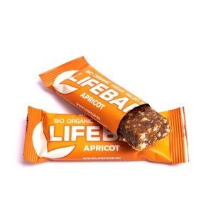 LifeFood Lifebar tyčinka meruňková RAW BIO 47 g