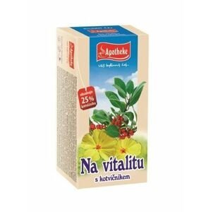 Apotheke Na vitalitu s kotvičníkem porcovaný čaj 20x2 g