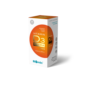 Biomin Vitamin D3 EXTRA 5 600 I.U. 30 tobolek
