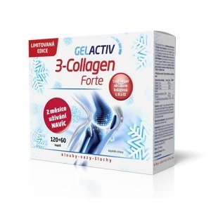 Gelactiv 3-Collagen Forte dárkové balení 120+60 kapslí