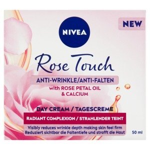 Nivea Rose Touch denní krém proti vráskám 50 ml