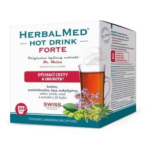 Dr. Weiss HerbalMed Hot Drink Forte s kofeinem 24 sáčků