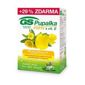 GS Pupalka Forte s vitaminem E 70+20 kapslí