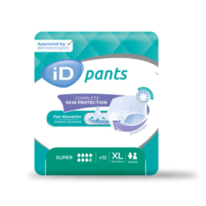 iD Pants X-Large Super plenkové kalhotky navlékací 12 ks