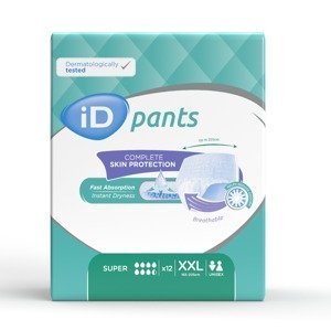 iD Pants Bariatric XXL Super plenkové kalhotky navlékací 12 ks