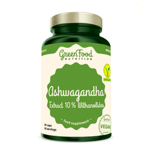 GreenFood Nutrition Ashwagandha Extract 90 kapslí
