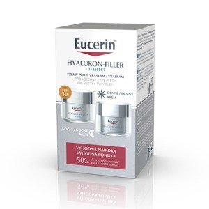 Eucerin Hyaluron-Filler + 3x Effect duopack denní krém SPF30 + noční krém