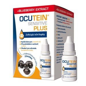 Ocutein Sensitive Plus oční kapky 15 ml + Fresh 15 tobolek