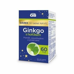 GS Ginkgo 60 mg s hořčíkem 90+30 tablet dárkové balení 2023