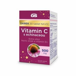 GS Vitamin C 500 s echinaceou 70+30 tablet dárkové balení 2023