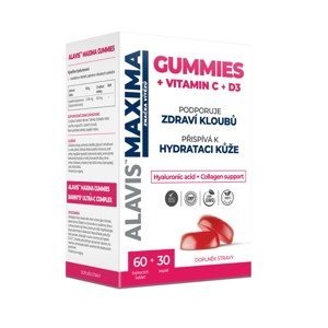 Alavis Maxima Gummies Vitamin C + D3 60 žvýkacích tablet + 30 kapslí