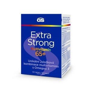 GS Extra Strong Multivitamin 65+ 60 tablet + 60 kapslí dárkové balení 2023