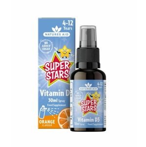 Natures Aid Vitamin D3 ve spreji pro děti od 4-12 let příchuť pomeranč 30 ml
