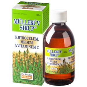 DR.MÜLLER  Müllerův sirup s jitrocelem a vitaminem C 130 g