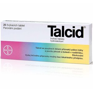 TALCID® hydrotalcitum 500 mg 20 žvýkacích tablet