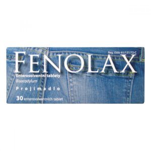 FENOLAX proti zácpě tablety 5mg 30 tablet