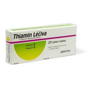 THIAMIN Léčiva 50 mg 20 tablet