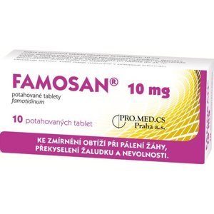 FAMOSAN 10 mg 10 Potahovaných tablet