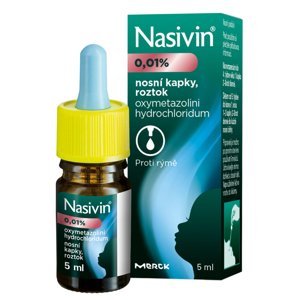 NASIVIN® pro kojence 0,1 mg/ml nosní kapky, roztok 5 ml