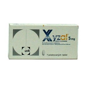XYZAL  7X5MG Potahované tablety