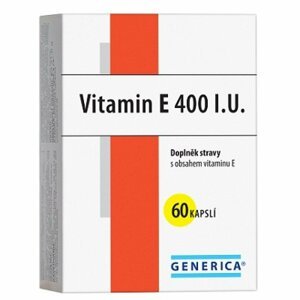 GENERICA Vitamin E 400 mg 60 kapslí