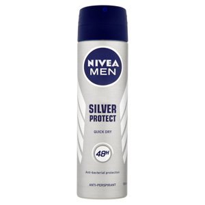 NIVEA Silver Protect Quick Dry Antiperspirant ve spreji pro muže 150 ml