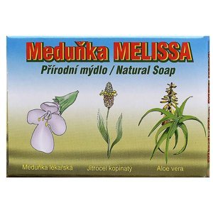 MERCO Meduňka-Melissa Přírodní kosmetické mýdlo pro citlivou.pleť  90 g
