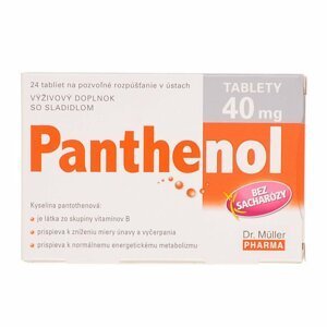 PANTHENOL tablety 40 mg 24 tablet