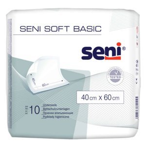 SENI Soft basic absorpční podložky 60 x 40 cm 10 kusů