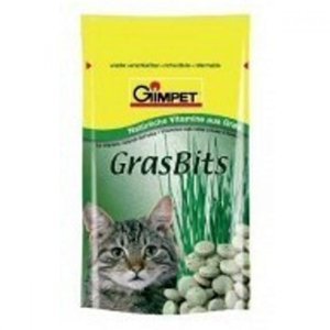 GIMCAT GrasBits Tablety s kočičí trávou 40 g