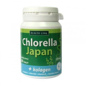 HEALTH LINK Chlorella Japan + kolagen 250 tablet