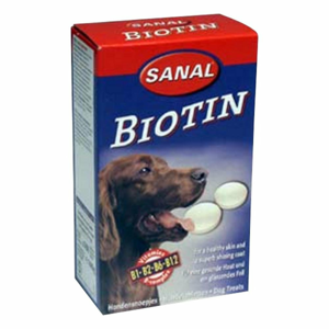 SANAL pes Biotin s vitamíny 100 tablet