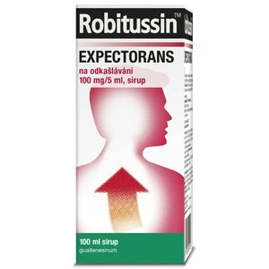 ROBITUSSIN EXPECTORANS Na odkašlávání sirup 100 mg/5 ml 100 ml