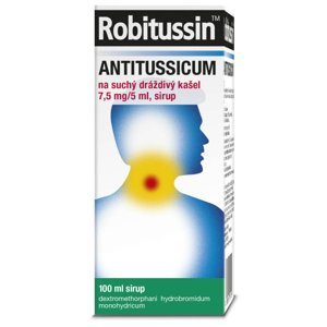 ROBITUSSIN Antitussicum sirup na suchý kašel 150 mg/100 ml