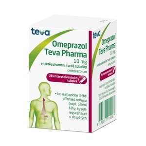 OMEPRAZOL Teva Pharma 10 mg x 28 tobolek