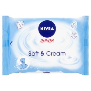 NIVEA Baby Soft & Cream Čisticí ubrousky 20 ks