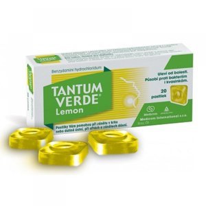 TANTUM VERDE ORM Lemon pastilky 20x 3 mg