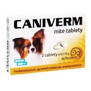 CANIVERM Mite 0,175 g 2 tablety