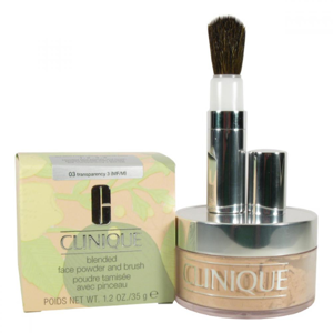 CLINIQUE Blended Face Powder And Brush 03 35 g Odstín 03 Transparency