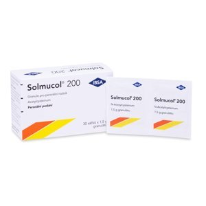 SOLMUCOL 200 mg perorální granule 30 sáčků