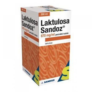 LAKTULOSA SANDOZ 670 mg/ml Roztok 200 ml/134g IIA
