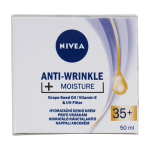 NIVEA Anti-Wrinkle + Moisture Denní hydratační krém proti vráskám 50 ml