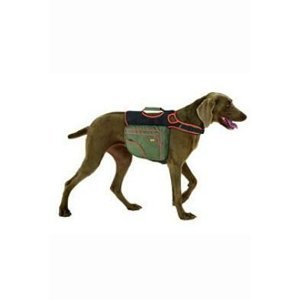 KARLIE Reflexní batoh pro psy zelená/oranžová velikost M 1 ks