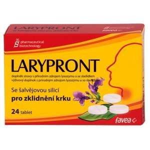 FAVEA Larypront se šalvějovou silicí 24 tablet