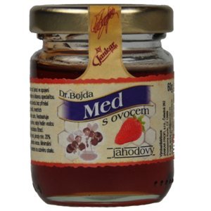 Med s ovocem jahodový 450 g