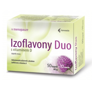 NOVENTIS Izoflavony Duo s vitamínem D 60 kaplsí
